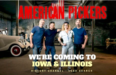 American pickers seeking sites to film in Iowa